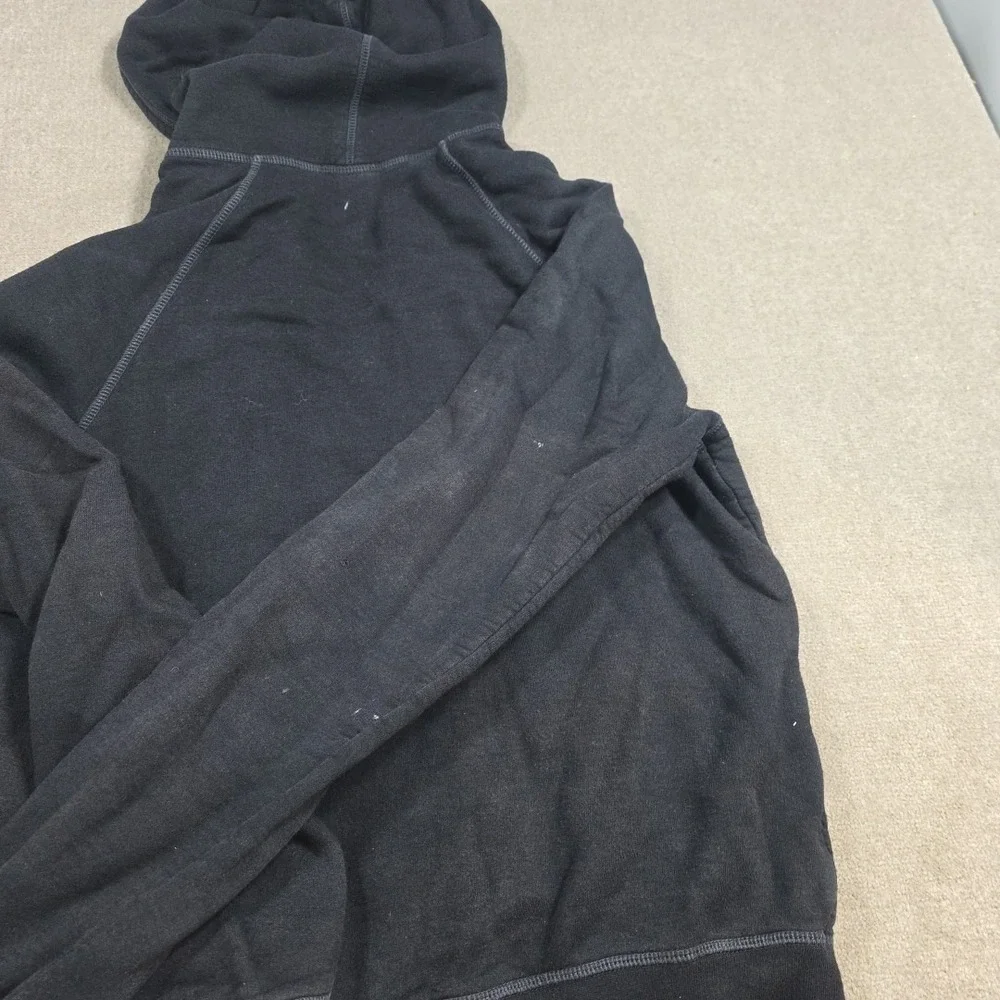 Vintage Tag True Religion Hoodie Sweatshirt‎ Mens Medium Black Zip Up Pockets